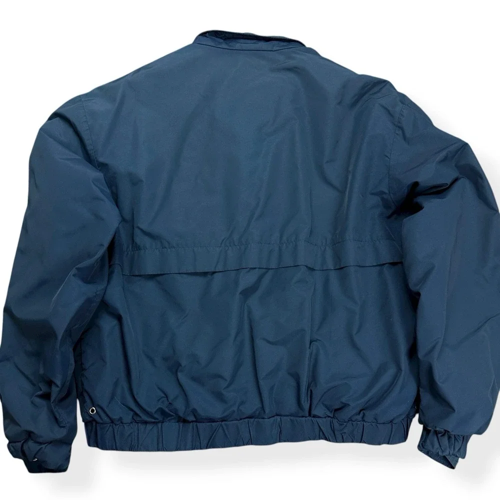 Vintage Woolrich Mens 3M Thintech Lined Bomber Jacket Size Large Navy Blue USA - Picture 14 of 14